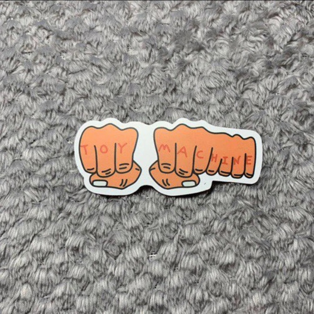 Toy Machine Knuckles Sticker - Picture 2 of 2